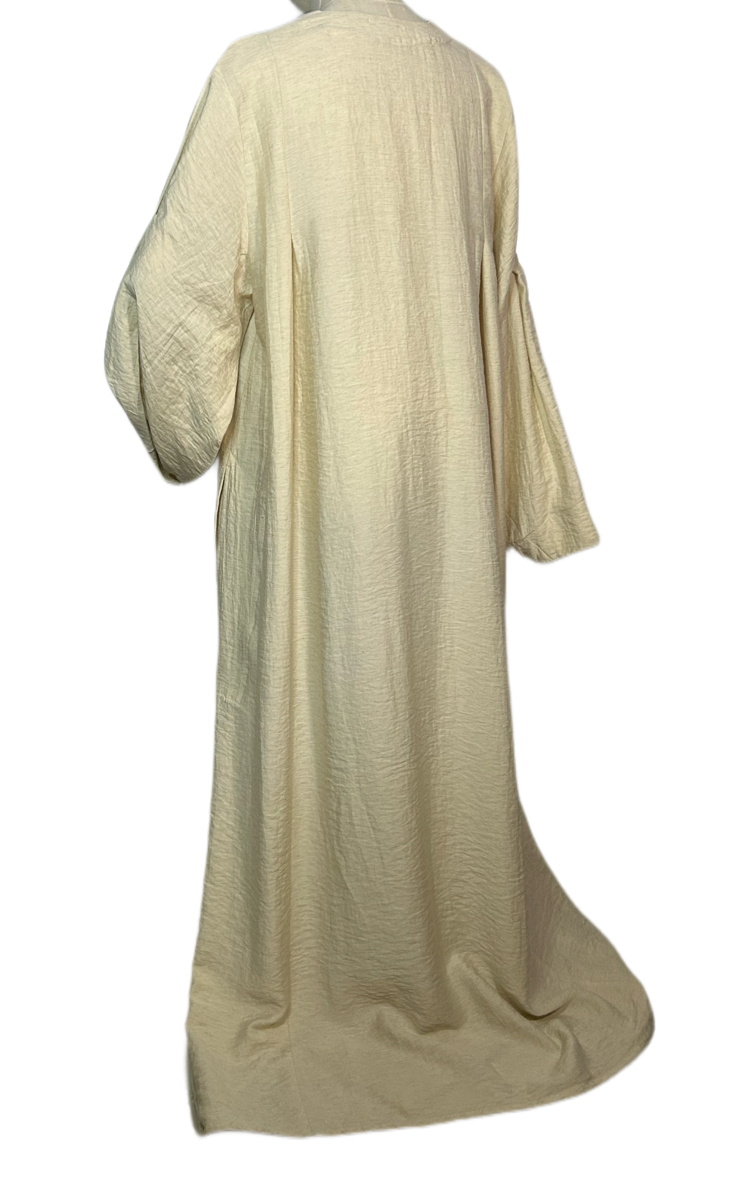 Linen Abaya Vest Halima beige