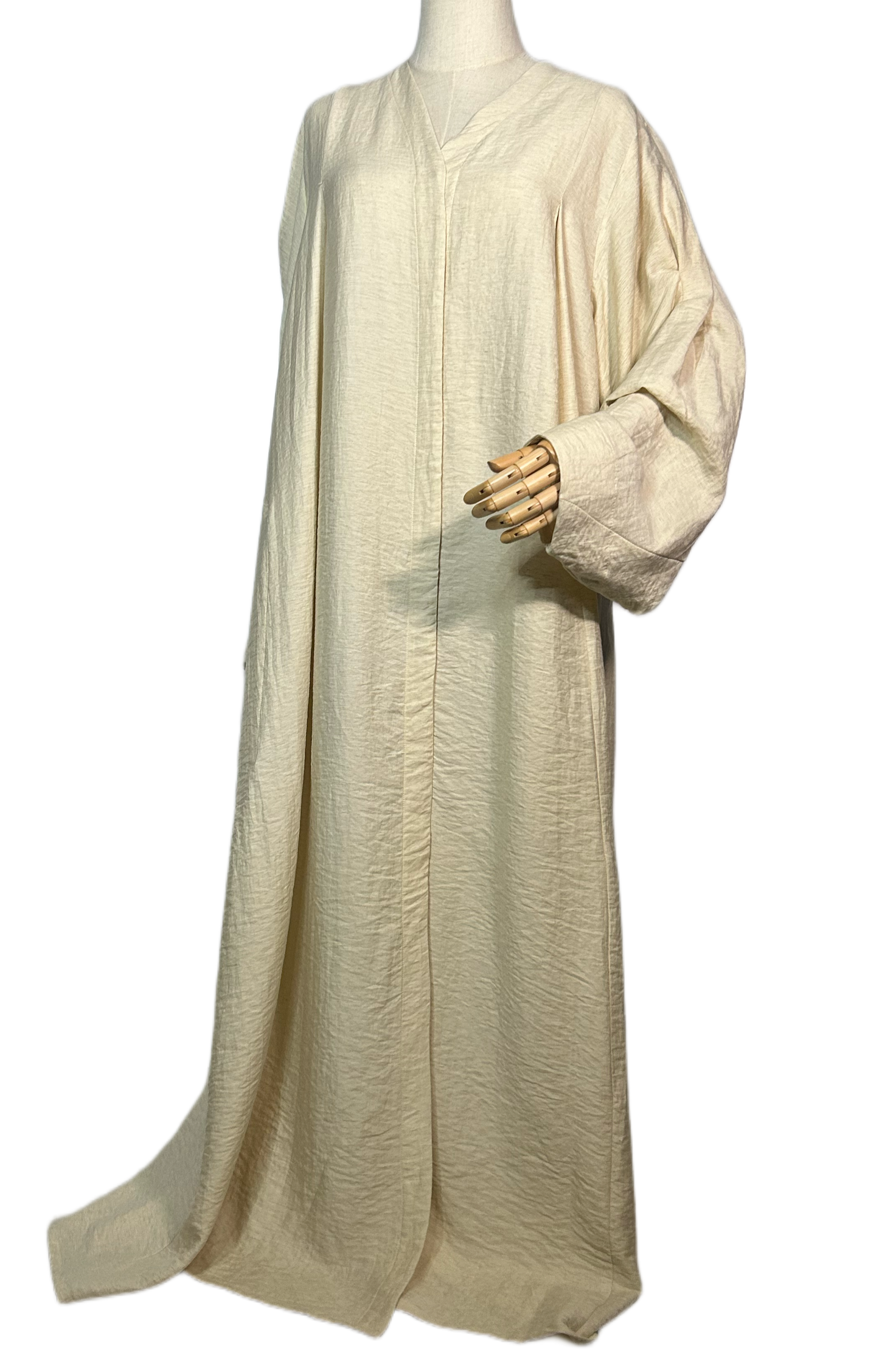 Linen Abaya Vest Halima beige