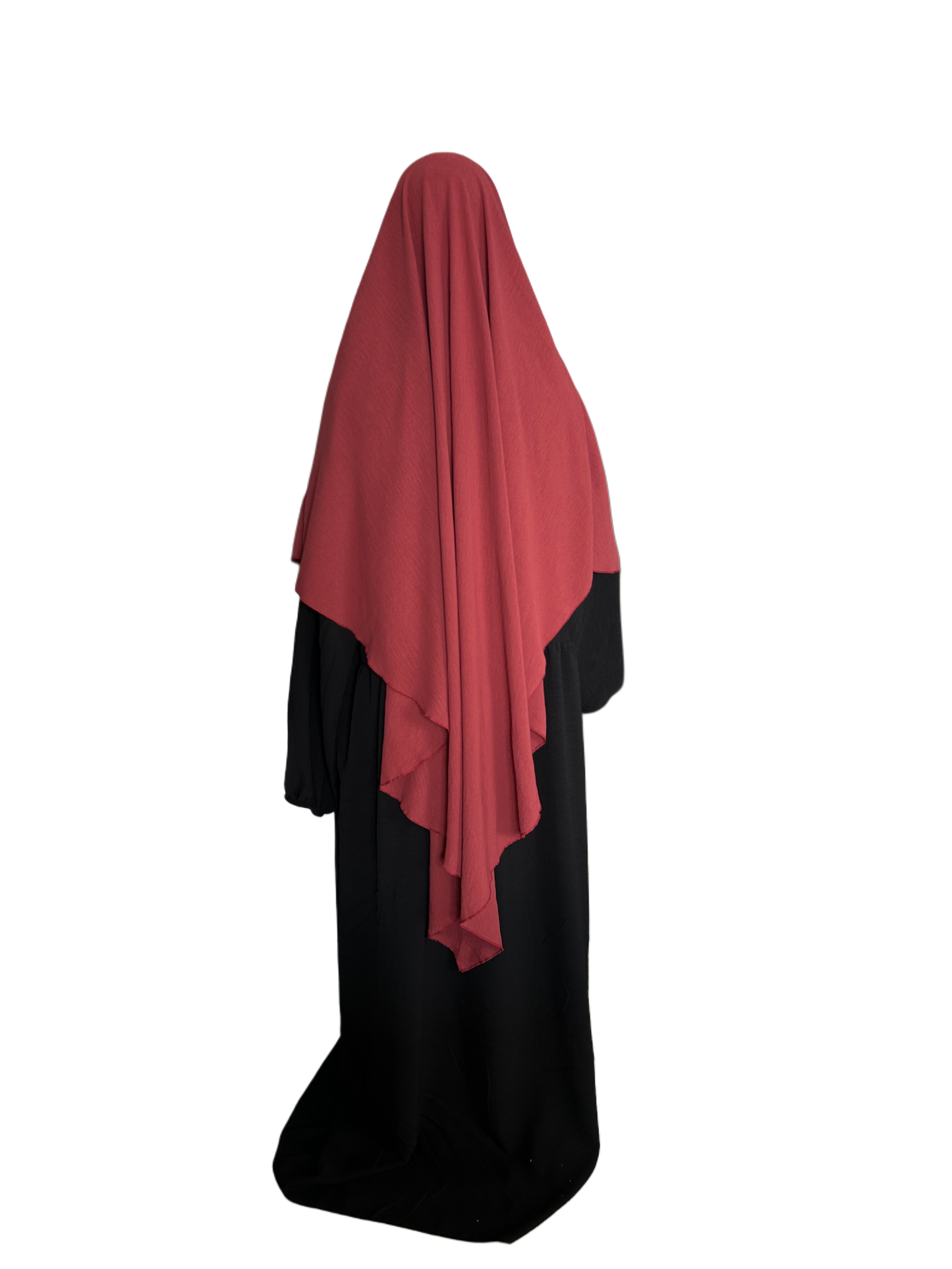 Khimar 1-lagig dark blush