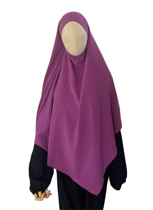 Khimar 1-lagig lila