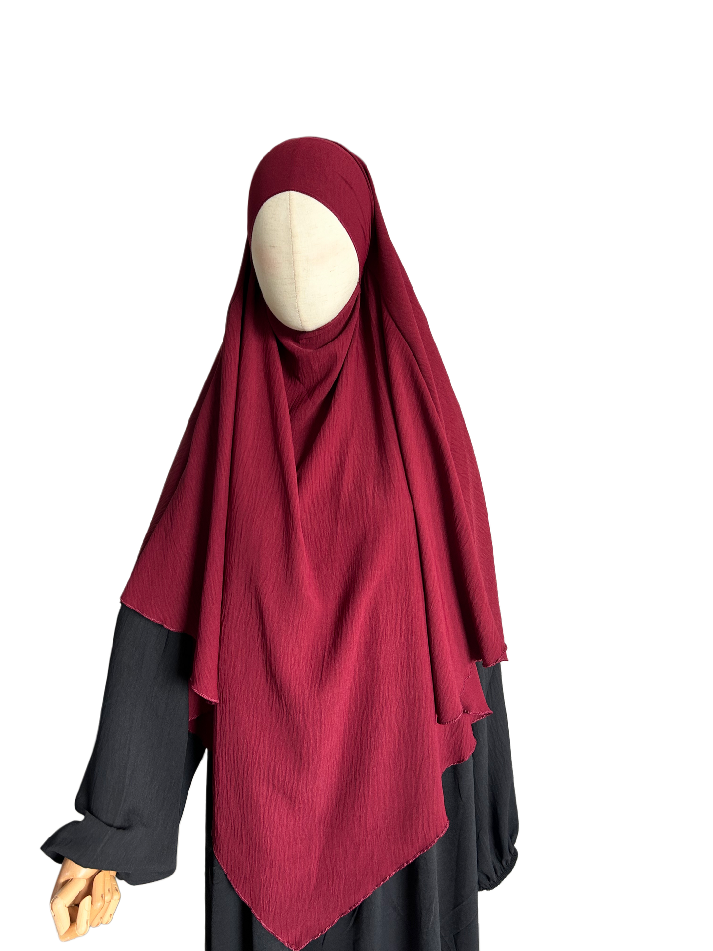 Khimar 1-lagig burgunder