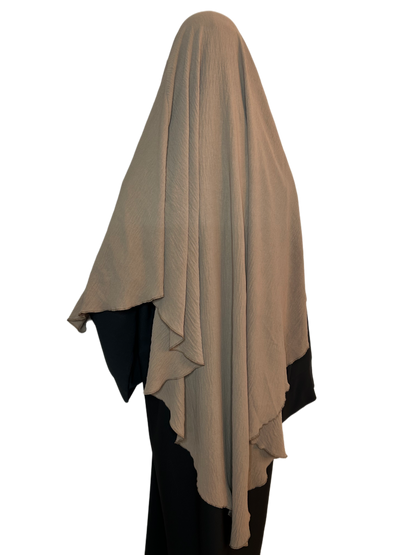 Khimar 1-layer taupe