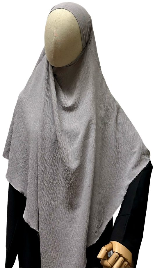 Khimar 1-lagig hellgrau