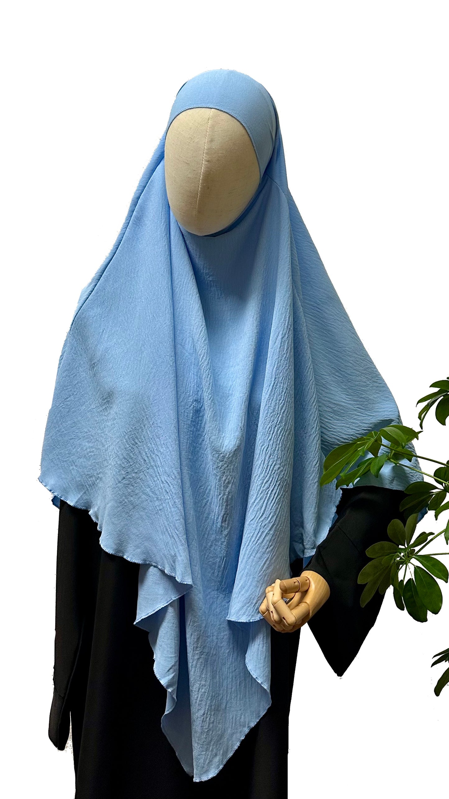 Khimar 1-layer light blue